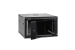 6U 19in Wall-Mount Rack Cabinet, Glass Door 21.4in Depth, Flat Box