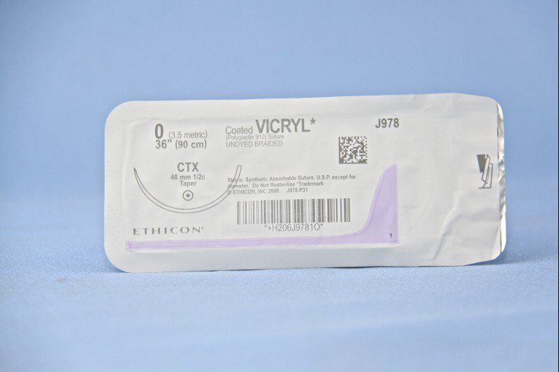 Coated Vicryl Suture with CTX Needle MK 142738