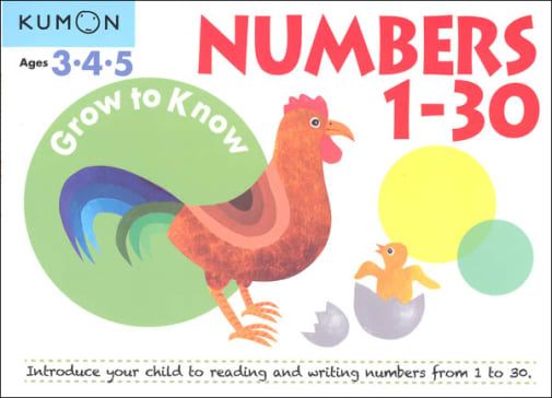 Grow to Know Numbers 1-30 Workbook (Pre-K)
