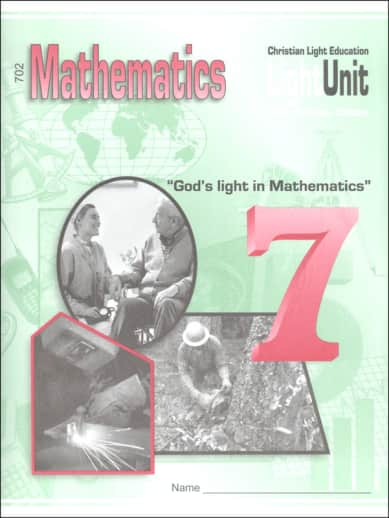 Christian Light Math LightUnit 702 Sunrise Edition