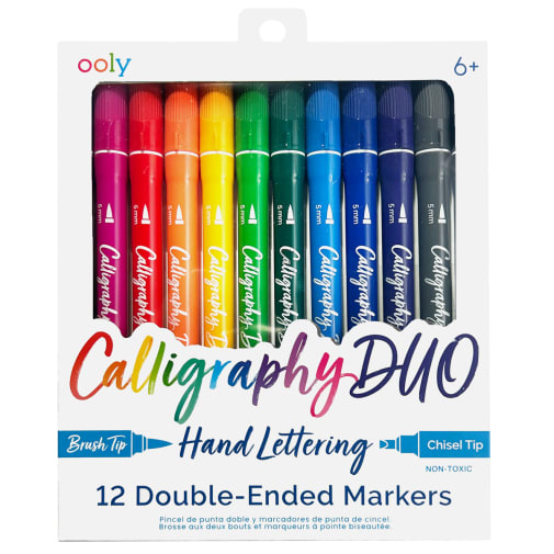Calligraphy Duo Double Ended Markers (set of 12)