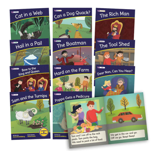 Decodable Readers: Letters & Sounds Phase 3 Set 2 Fiction