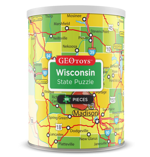 Wisconsin Mini Puzzle - 100 pieces