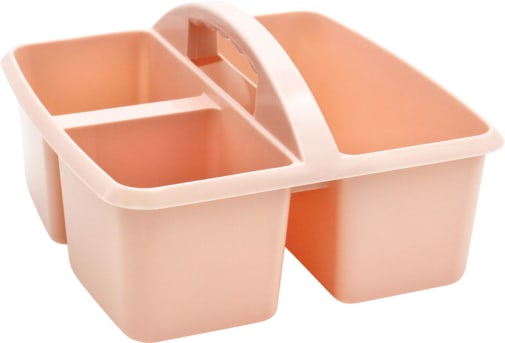 Plastic Storage Caddies - Blush