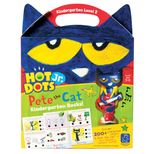 Hot Dots Jr. Pete the Cat - Kindergarten Rocks! Set