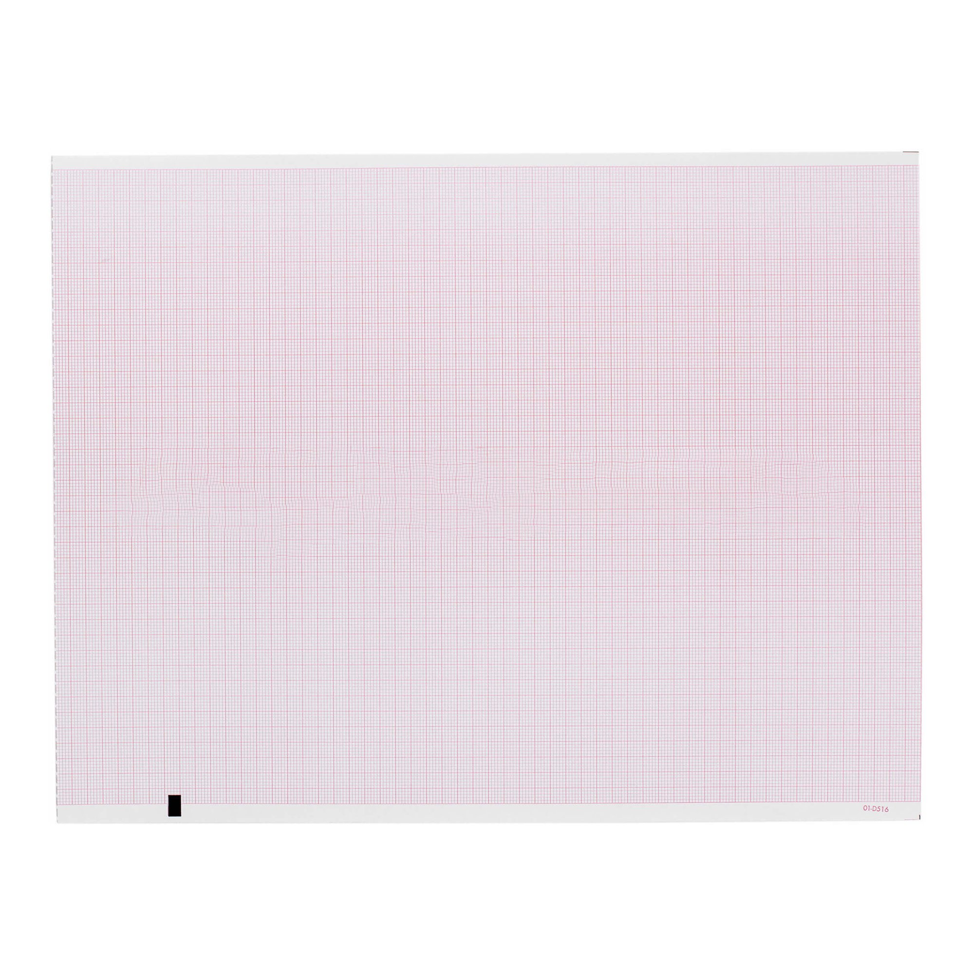 Recording Chart Paper Mortara Z-Fold Red Grid MK 938544