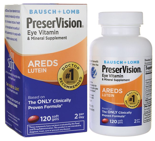 PreserVision AREDS Lutein Multivitamin Supplement MK 830840