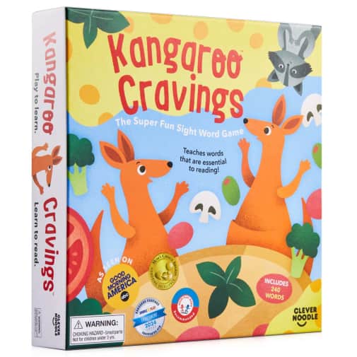 Kangaroo Cravings Sight Word Reading Game