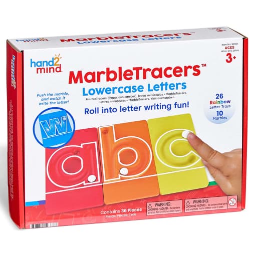 MarbleTracers: Lowercase Letters