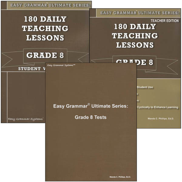 Easy Grammar Ultimate Series Grade 8 Set