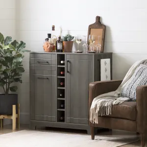 Bar Cabinet and Bottle Storage