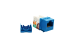 Cat5e RJ45 110 Type Keystone Jack, Blue