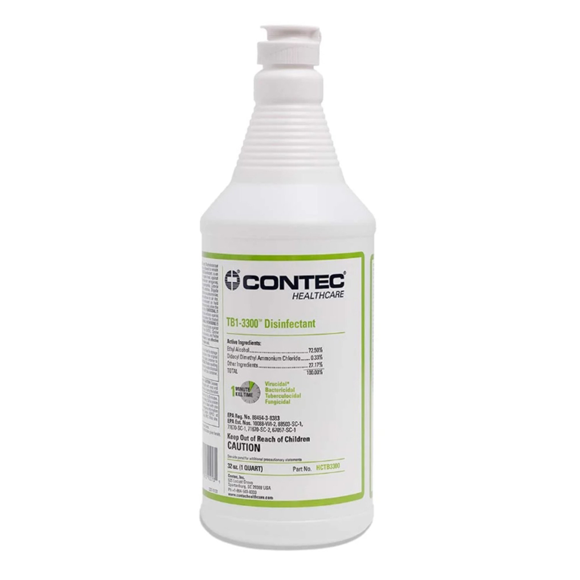 Contec Healthcare TB1-3300 Surface Disinfectant Cleaner, 32 oz. MK 1194484