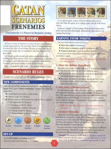 Catan Scenarios: Frenemies of Catan