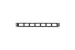 Kendall Howard 1U Cable Routing Blank