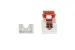 Cat6A RJ45 110 Type Keystone Jack, Orange