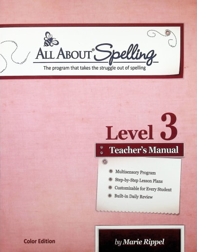 All About Spelling Level 3 Teacher's Manual (Color Edition)