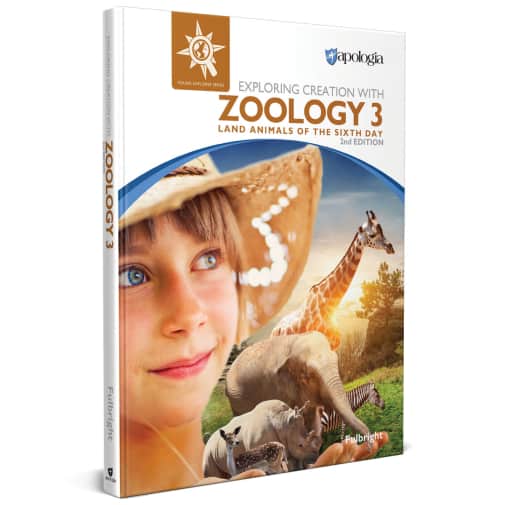 Exploring Creation with Zoology 3: Land Animals of the Sixth Day Textbook (2nd Edition)