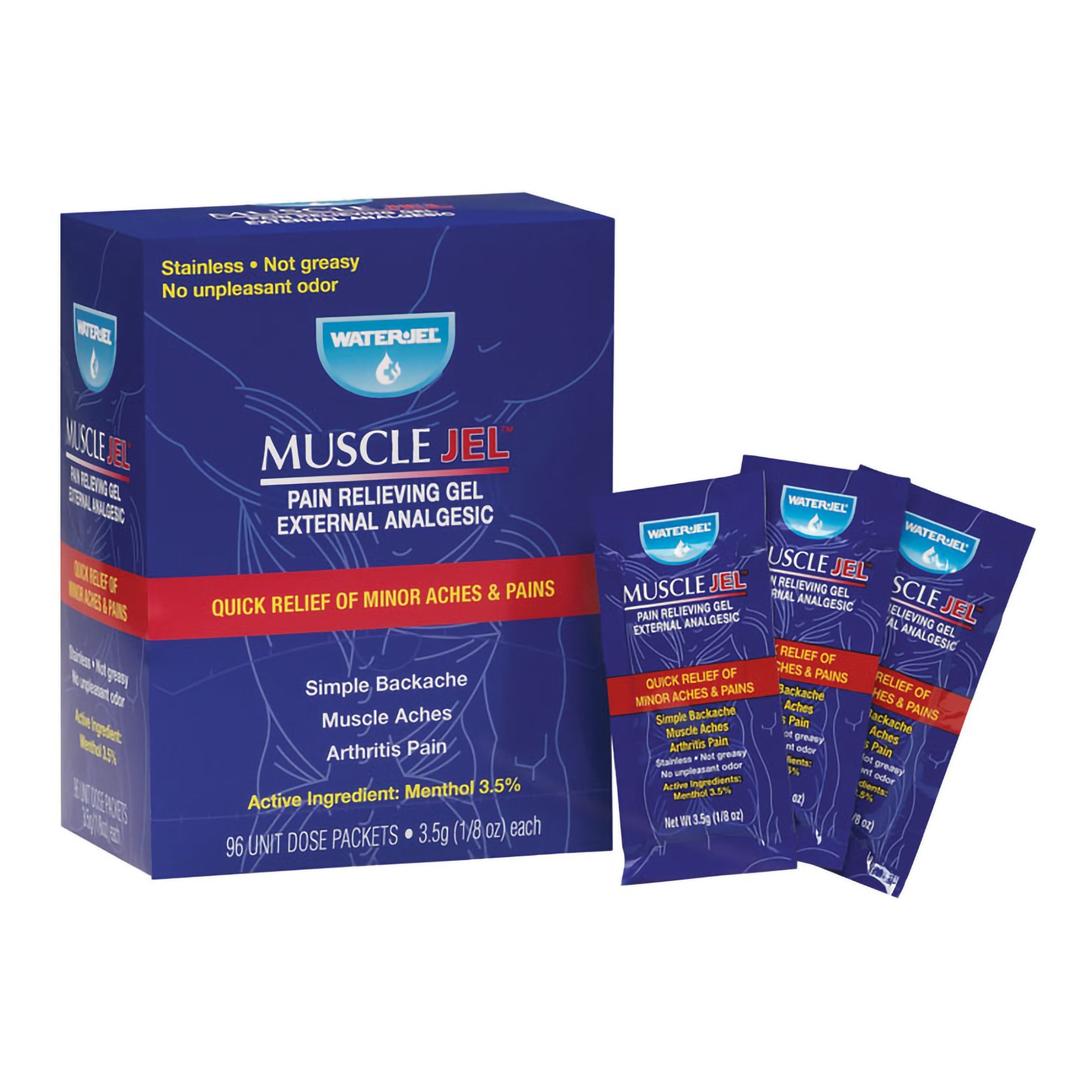 Muscle Jel Menthol Topical Pain Relief MK 786637