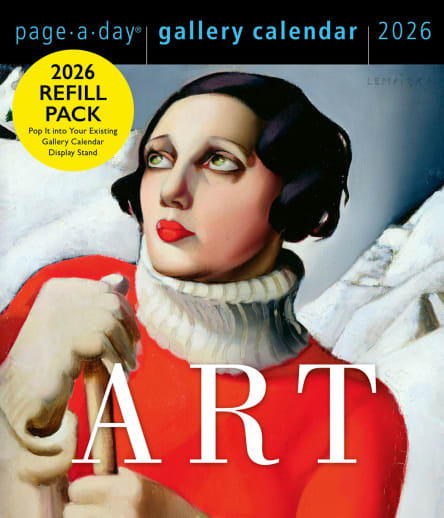Art Page-a-Day Gallery Calendar Refill Pack 2026