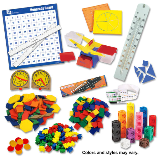 Manipulative Kit K-3 (Basic Plastic Pattern Blocks, NO Optional Items)