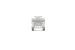 Modular RJ12 Plugs for Solid Round Cable, 6P6C, Qty 100
