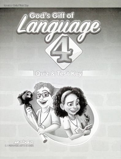 Abeka God's Gift of Language 4 Quiz and Test Key