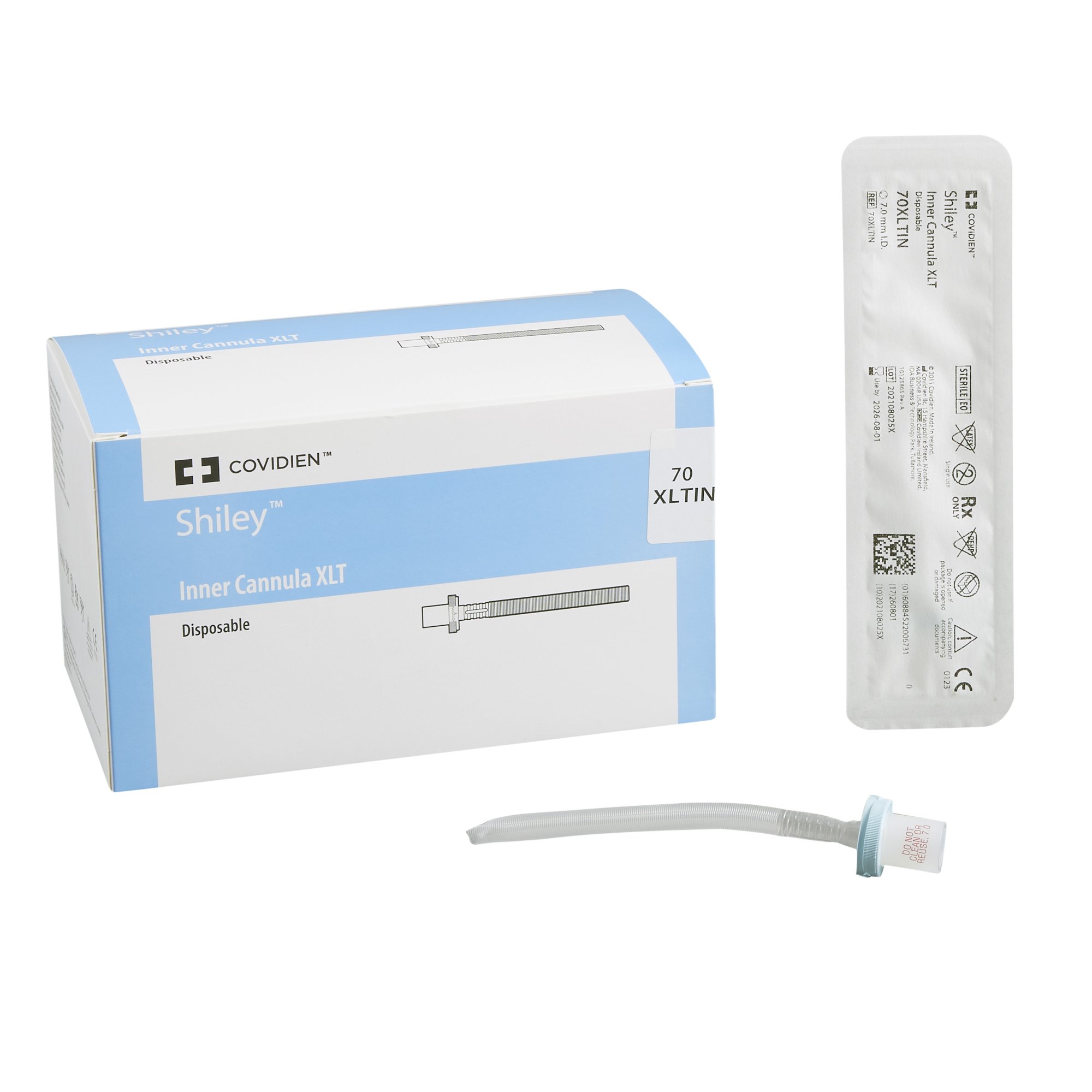 Shiley XLT Tracheostomy Tube and Disposable Cannula, Size 7 MK 539860