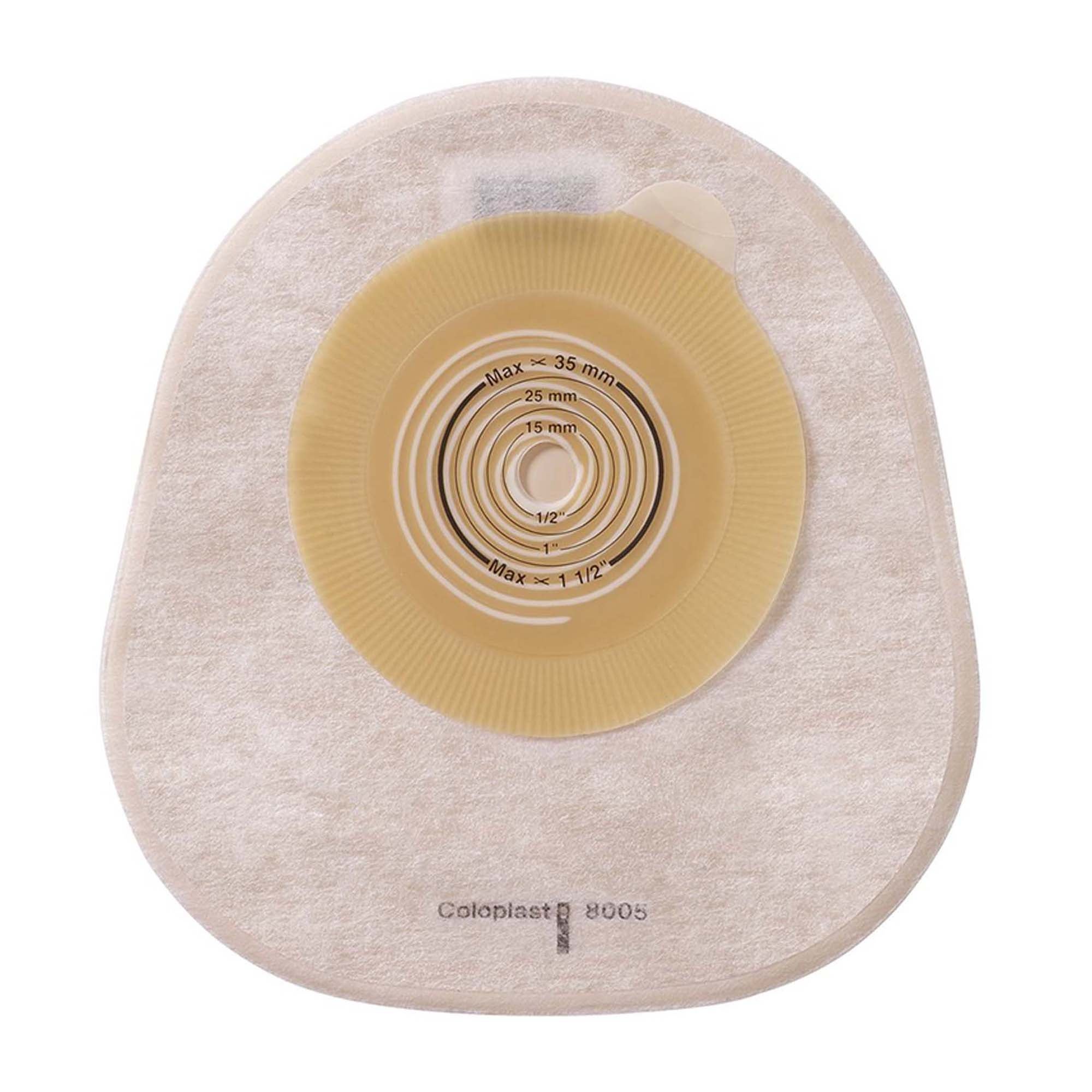Assura One-Piece Transparent Colostomy Pouch, Cut to Fit 10  35mm Stomas MK 551145