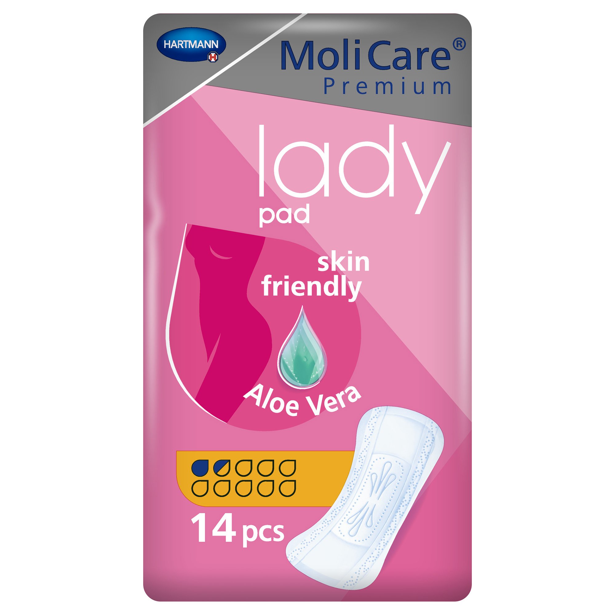 MoliCare Premium Lady 1.5 Drop Absorbency Bladder Control Pads MK 1127657