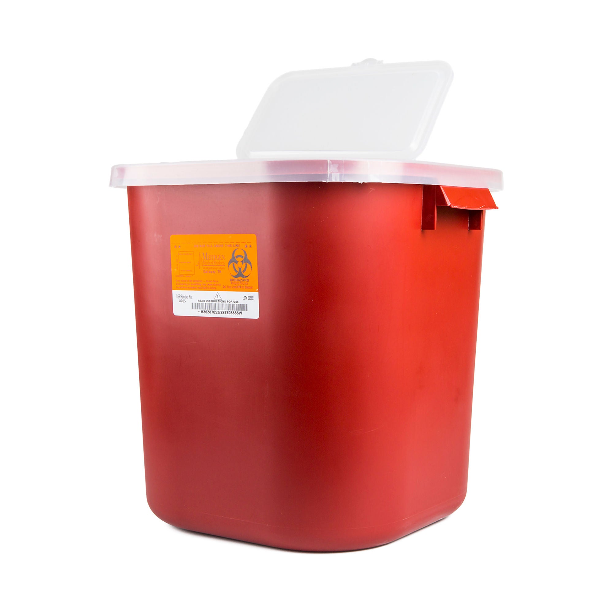 Sharps Multi-purpose Sharps Container, 8 Gallon, 14 x 13.75 x 13.75 Inch MK 169770