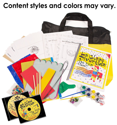 La Clase Divertida Level I Curriculum Kit with CD/DVD