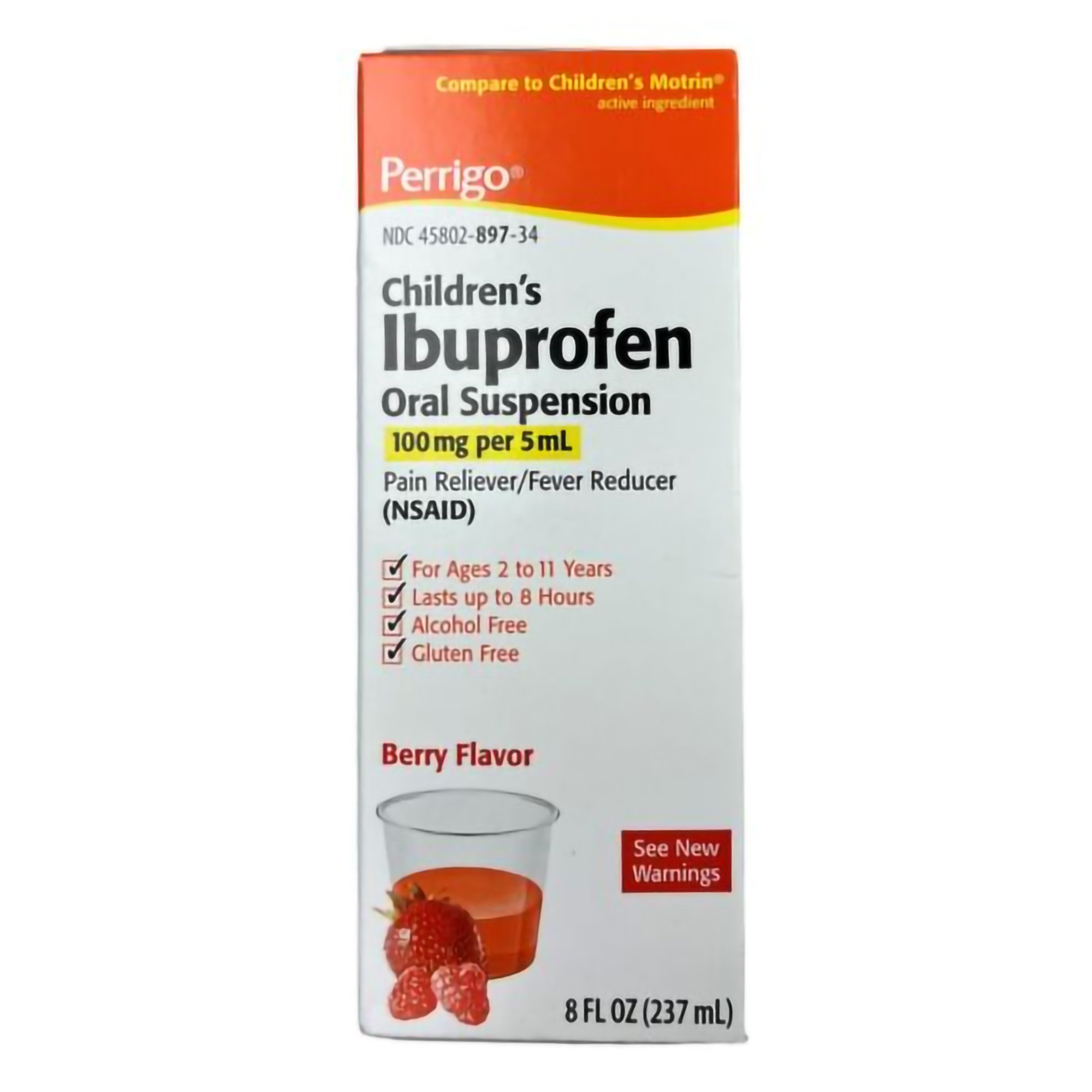 Perrigo Ibuprofen Children's Pain Relief MK 1110777