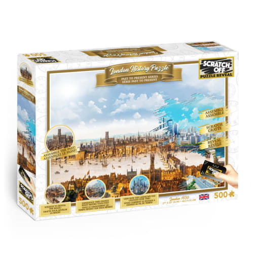 Scratch Off History Puzzle: London (500 piece)