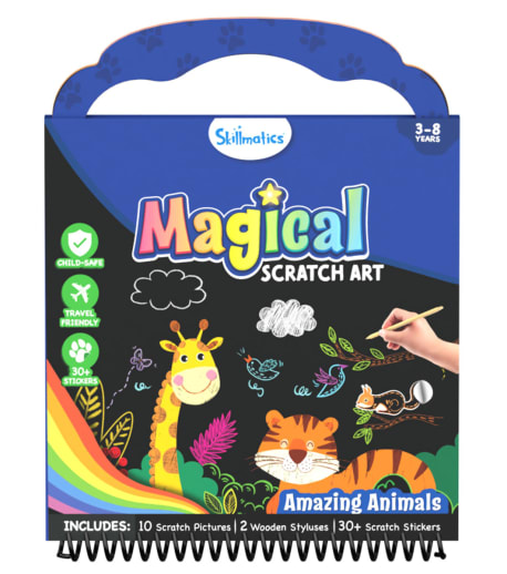 Magical Scratch Art - Amazing Animals