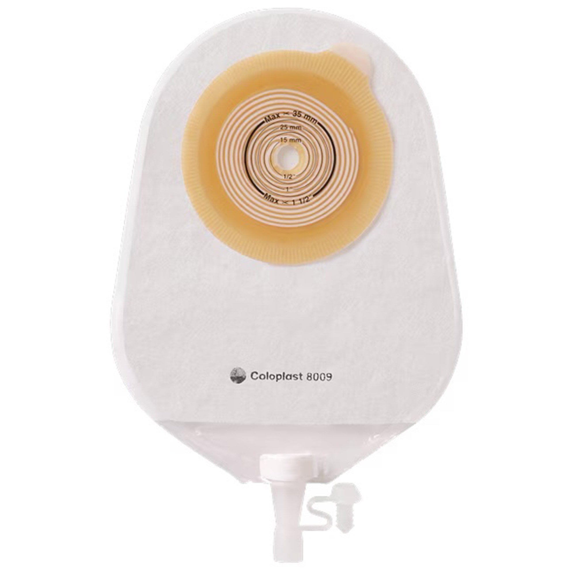 Assura Pediatric 1-Piece Transparent Urostomy Pouch, 10  35 mm Stoma MK 450484