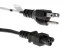 AC Power Cord, 5-15P to C5, 18 AWG, 6ft
