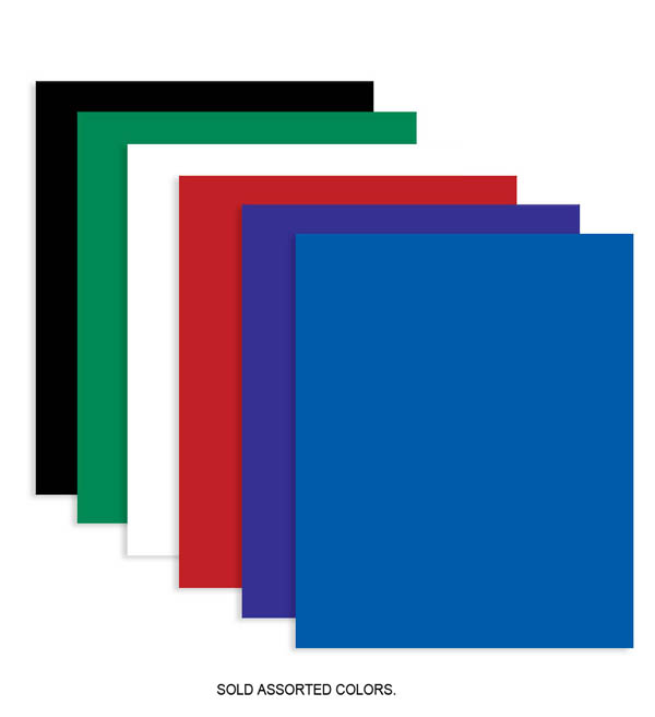 Portfolio, Solid Color Poly, 2-Pockets