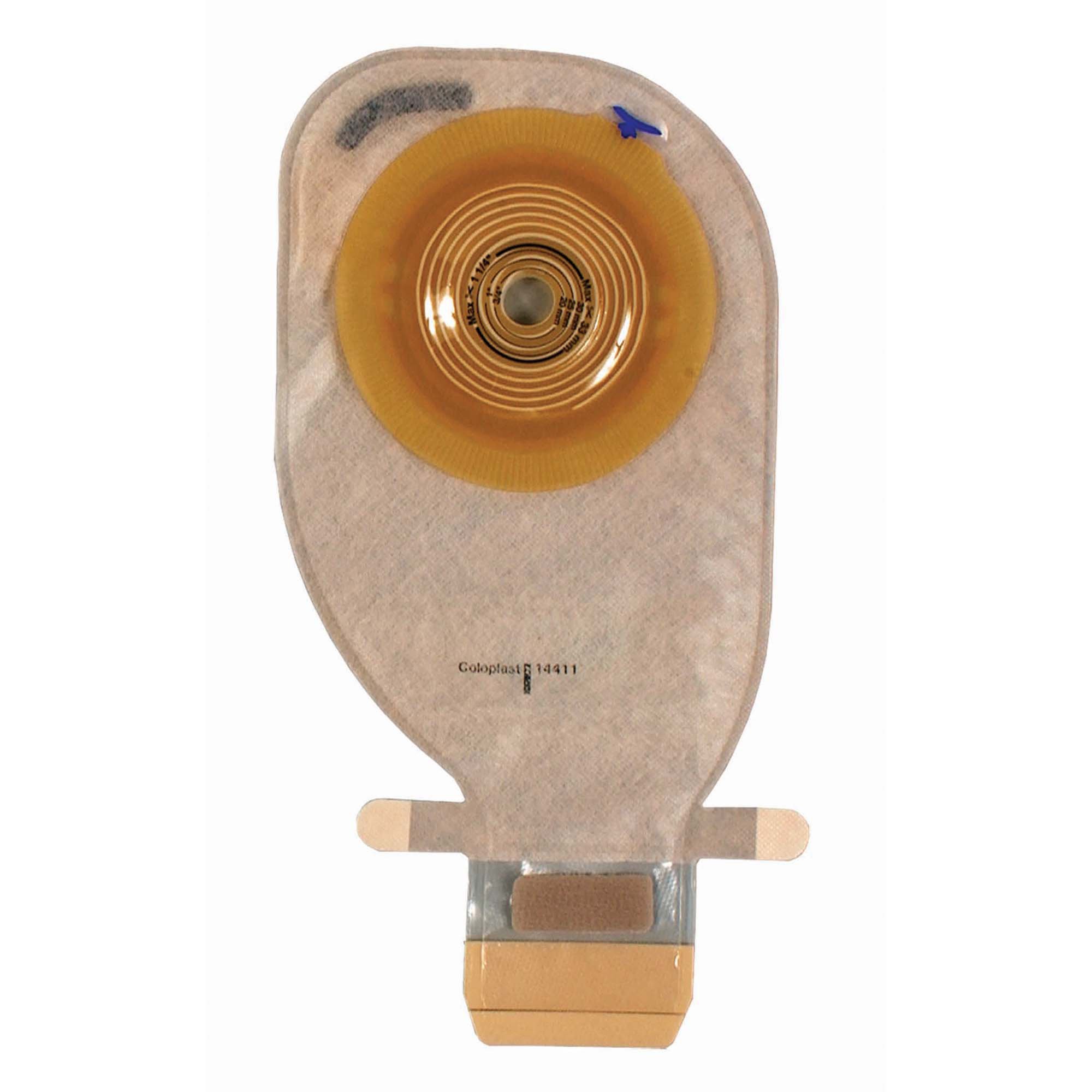 Assura Convex Light 1-Piece Transparent Ostomy Pouch, 15  43mm Stoma MK 478986