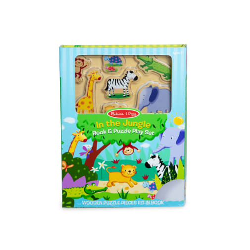 Melissa & Doug In the Jungle Book & Puzzle Play Set