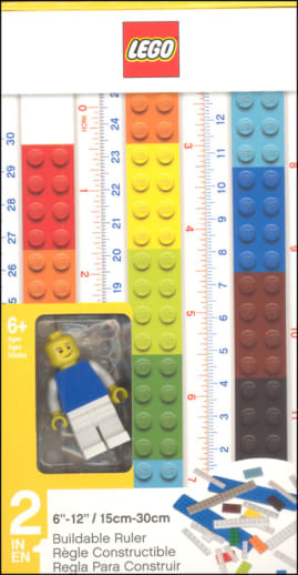 LEGO Buildable Ruler with Minifigure