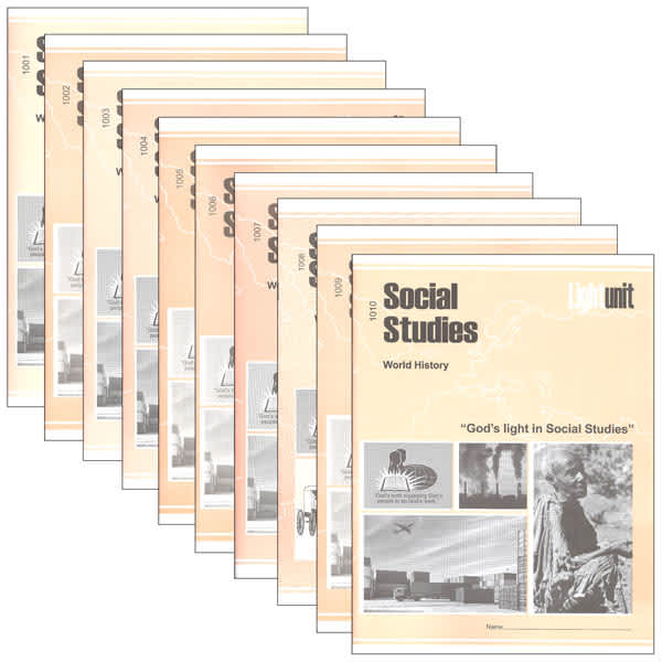 Christian Light Social Studies 1001-1010 LightUnit Set