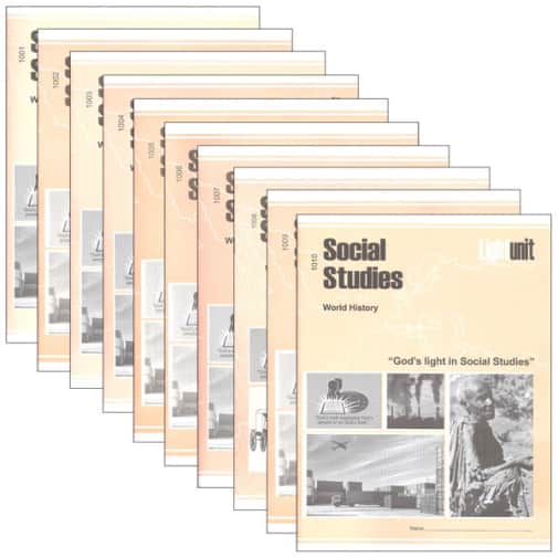 Christian Light Social Studies 1001-1010 LightUnit Set