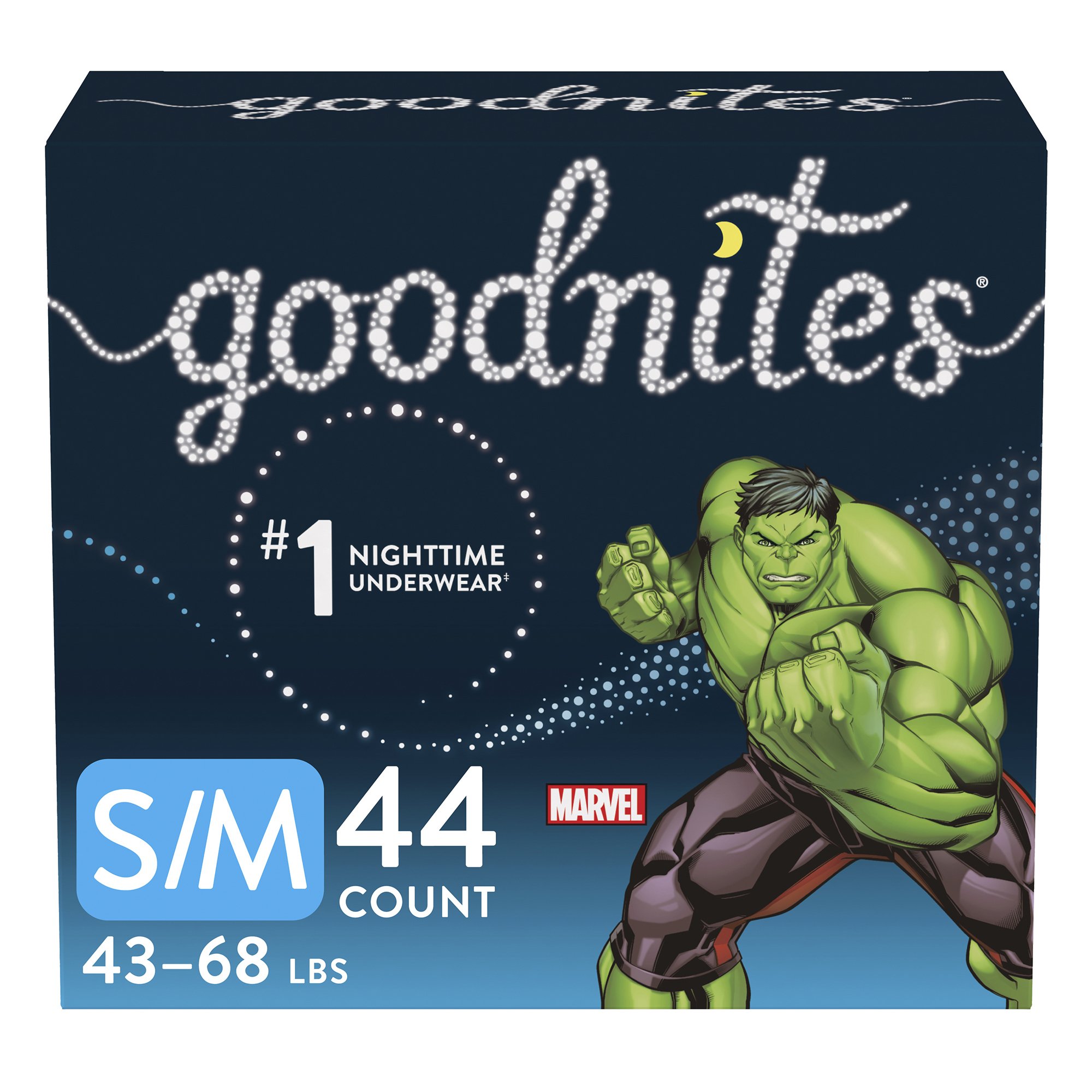 GoodNites Absorbent Underwear for Boys, Small / Medium MK 1074570