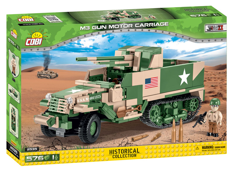 Cobi M3 Gun Motor Carriage 576パーツ COBI M3 Gun Motor Carriage - 576 pieces (World War II