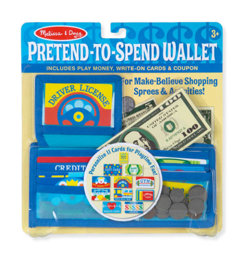 Melissa & Doug Pretend-to-Spend Wallet
