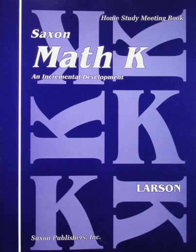 Saxon Math K Meeting Book