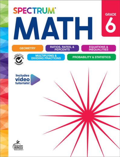 Spectrum Math 2024 Grade 6