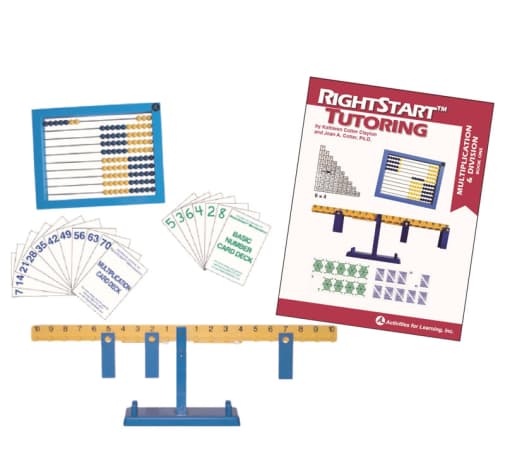 RightStart Tutoring Multiplication and Division Book One Kit