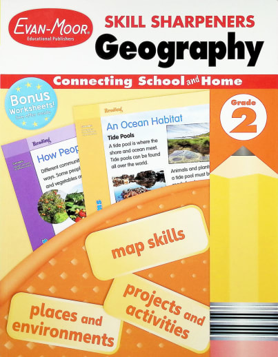 Skill Sharpeners: Geography - Grade 2